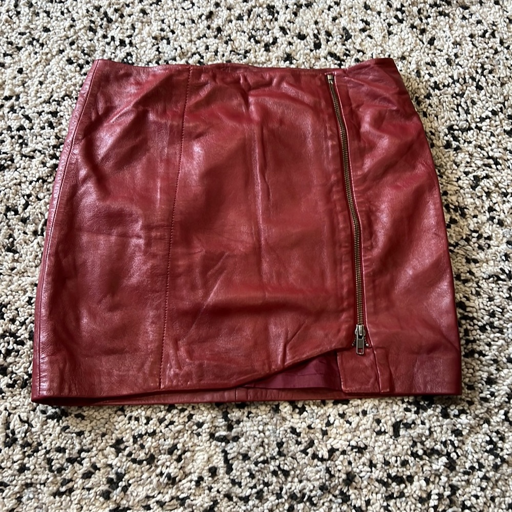 Leather shirt